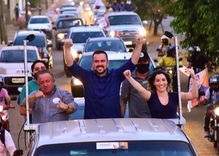 Gustavo Mendanha foi reeleito para novo mandato em Aparecida; Vilmar Mariano será seu novo vice | Foto: Reprodução