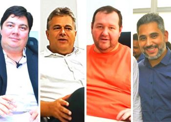 André Rosa, Fábio Passaglia, Tatá Teixeira e Jhonathan Medeiros | Foto: Montagem/FZ