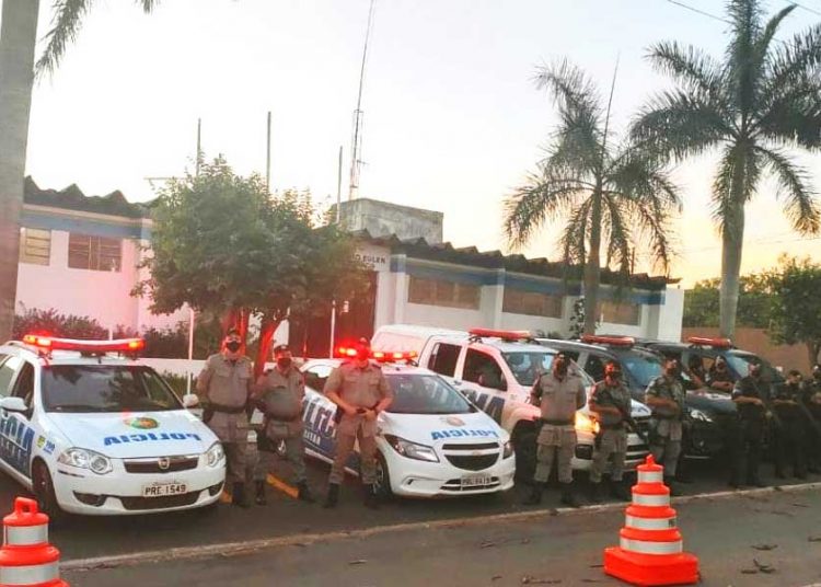 Aparecida: 2º CRPM é responsável por 15% dos veículos recuperados em Goiás. Na imagem, Operação Martelo e Bigorna