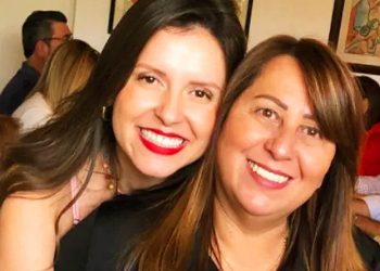 Prefeita da Bela Vista Nárcia Kelly e a mãe, Sueli Alves | Foto: Divulgação
