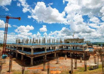 Obras do Novo Santuário Basílica de Trindade | Foto: Divulgação/Afipe