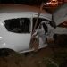 Ford Ka após colisão no Village Santa Rita - Foto: Dict