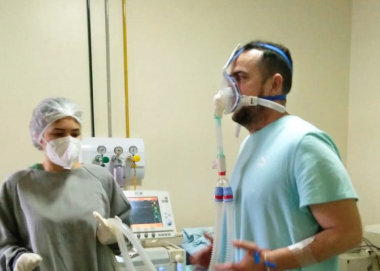 Gustavo Mendanha está internado no Hospital Santa Mônica para tratar efeitos da covid-19 | Foto: Divulgação