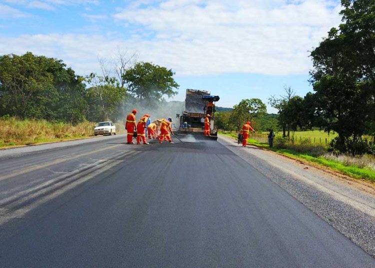 Obras em rodovias de Goiás | Foto: Divulgação/Goinfra
