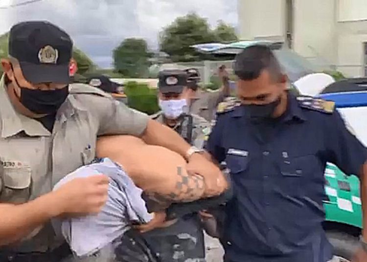 Jovem foi preso suspeito de furto de vacinas do Hugol, em Goiânia | Foto: Reprodução