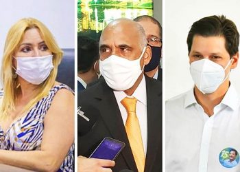 Valéria Petterssen, Rogério Cruz e Daniel Vilela | Foto: Montagem