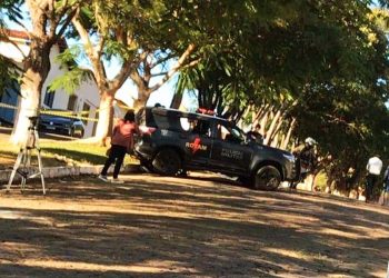 Confronto da Rotam em Corumbá de Goiás | Foto: Leitor/FZ
