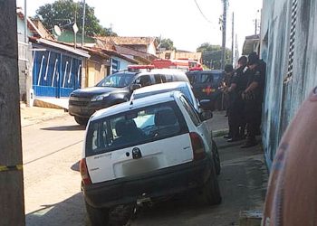 Viaturas da Rotam no Jardim Tiradentes, em Aparecida de Goiânia | Foto: Leitor / FZ