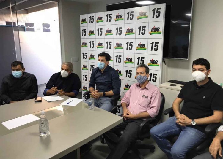 Reunião de prefeitos do MDB com Daniel Vilela | Foto: Divulgação