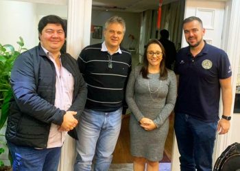 André Rosa, Fábio Passaglia, Renata Abreu e Gustavo Mendanha | Foto: Reprodução