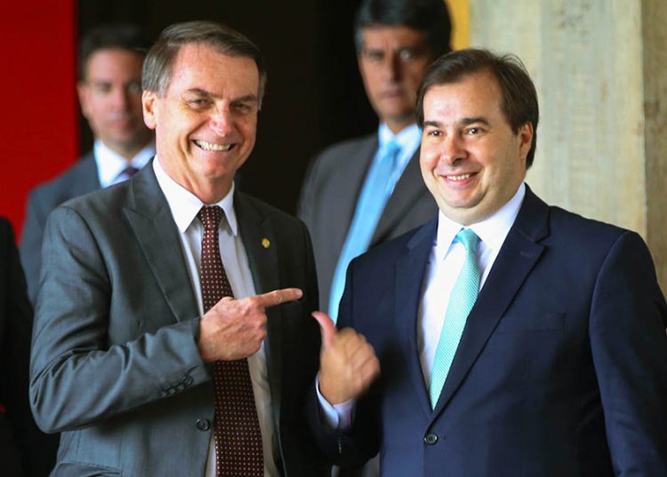 Jair Bolsonaro e Rodrigo Maia | Foto: Antonio Cruz/ Agência Brasil