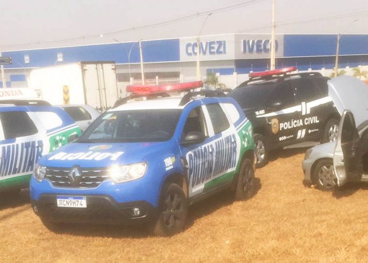 Roubo a agência da Caixa Econômica em Aparecida de Goiânia | Foto: Leitor/FZ