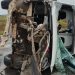 Ambulância tomba na rodovia com paciente | Foto: Reprodução/TV Anhanguera