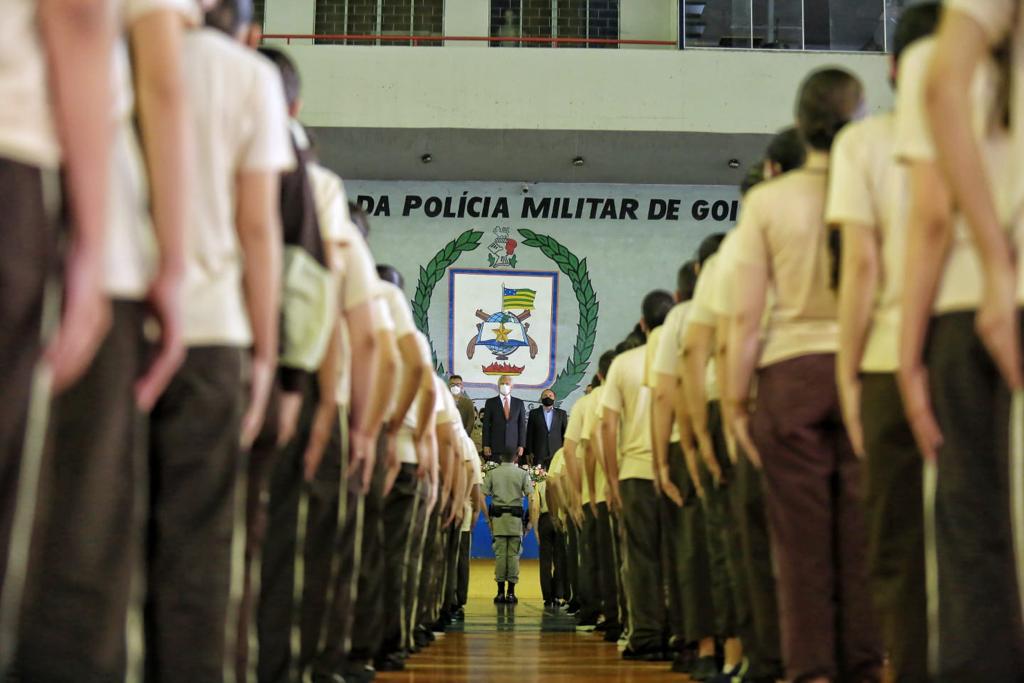 "No nosso governo o dinheiro apareceu", diz Caiado em inauguração de reformas no Colégio Hugo de Carvalho - caiado reformas hugo carvalho04