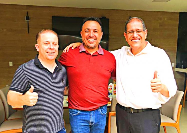 Marcos Miranda, André Fortaleza e Jeferson Rodrigues | Foto: Reprodução