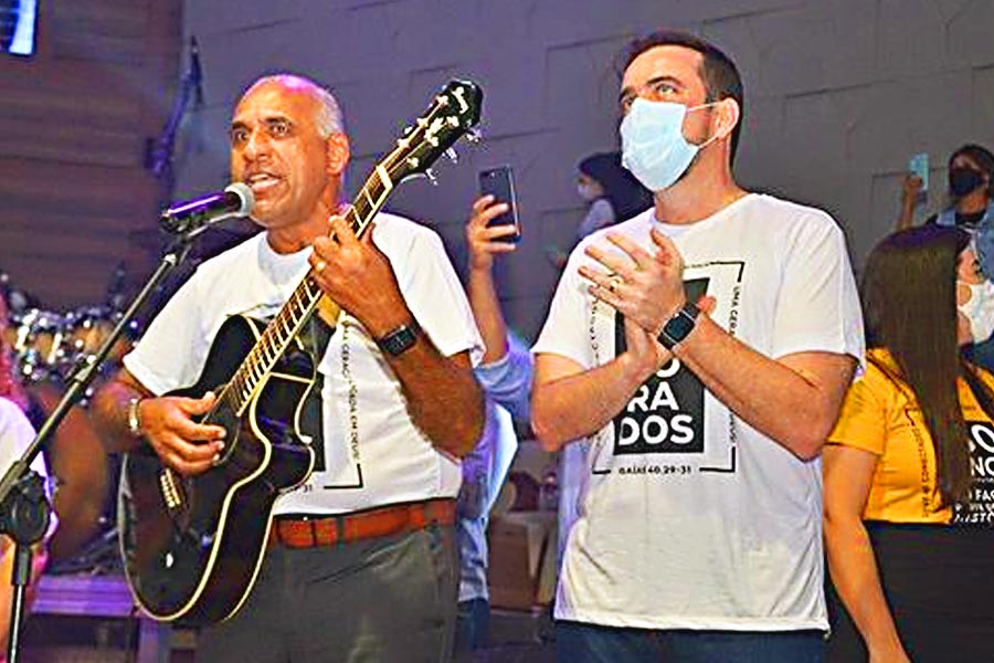 Rogério Cruz e Gustavo Mendanha | Foto: Reprodução