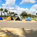 Manifestantes montam acampamento em frente à Prefeitura de Aparecida | Foto: Leitor / FZ