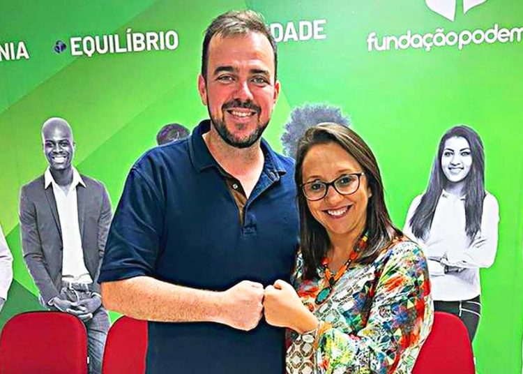 Gustavo Mendanha e Renata Abreu | Foto: Reprodução