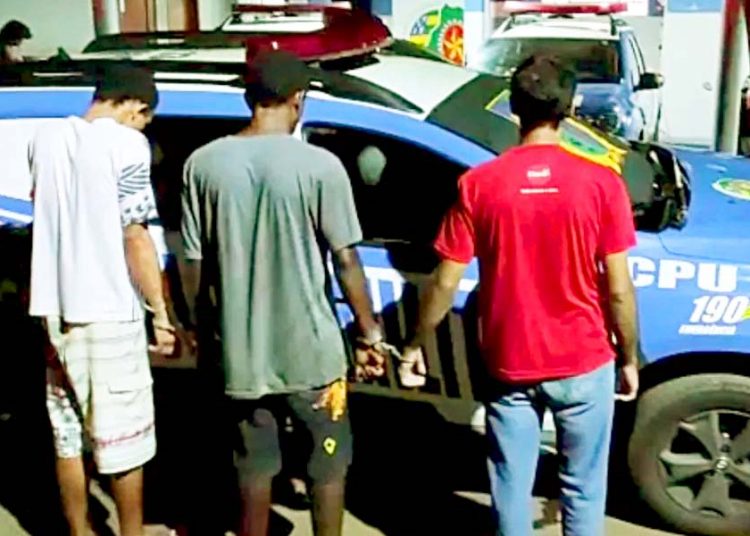 Presos suspeitos de estupro de vulnerável em Goianira (GO) | Foto: Divulgação / PMGO
