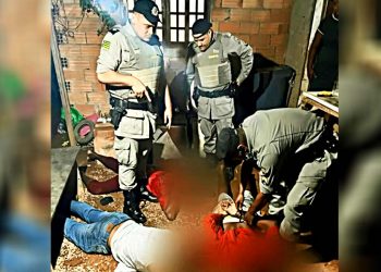 PM prende assaltantes em Aparecida de Goiânia | Foto: Divulgação