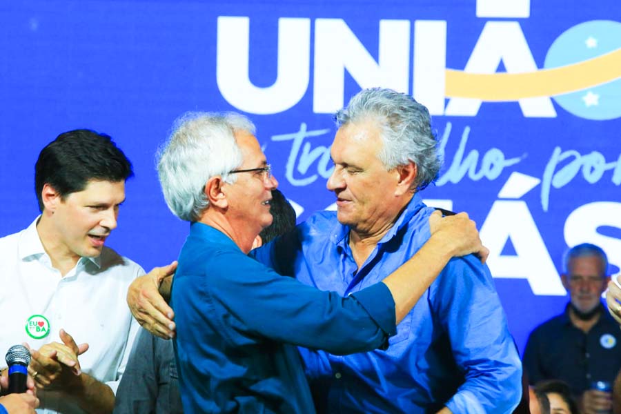Em evento com 116 prefeitos, Ronaldo Caiado sela apoio de ex-rivais - ronaldo caiado evento uniao brasil jaragua 1