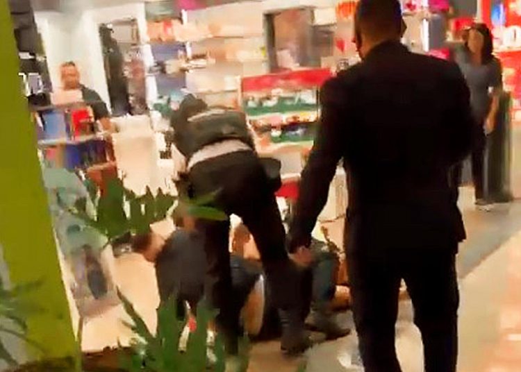 Briga em shopping de Aparecida de Goiânia | Foto: Reprodução