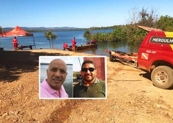 Policial civil Natair Melo foi encontrado após 3 dias no Lago Serra da Mesa | Foto: Divulgação / CBMGO
