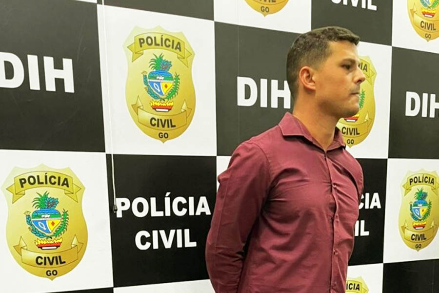 Felipe Gabriel Jardim Gonçalves foi preso na 4ª feira (29), em Goiânia | Foto: Divulgação / PCGO