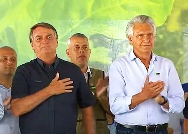 Jair Bolsonaro e Ronaldo Caiado | Foto: Reprodução