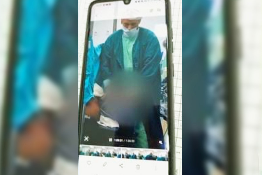 Celular escondido gravou ação do anestesista | Foto: Reprodução