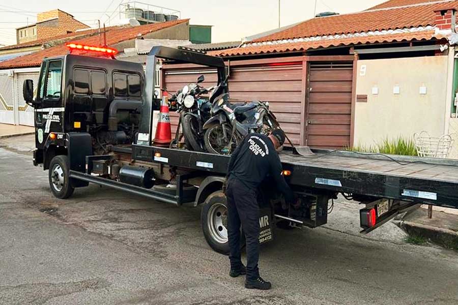 Operação mira quadrilha especializada no furto rápico de motos | Foto: Divulgação / PCDF