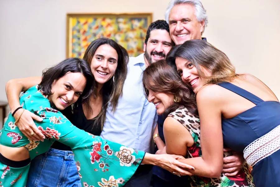 Família Caiado reunida | Foto: Cristiano Borges