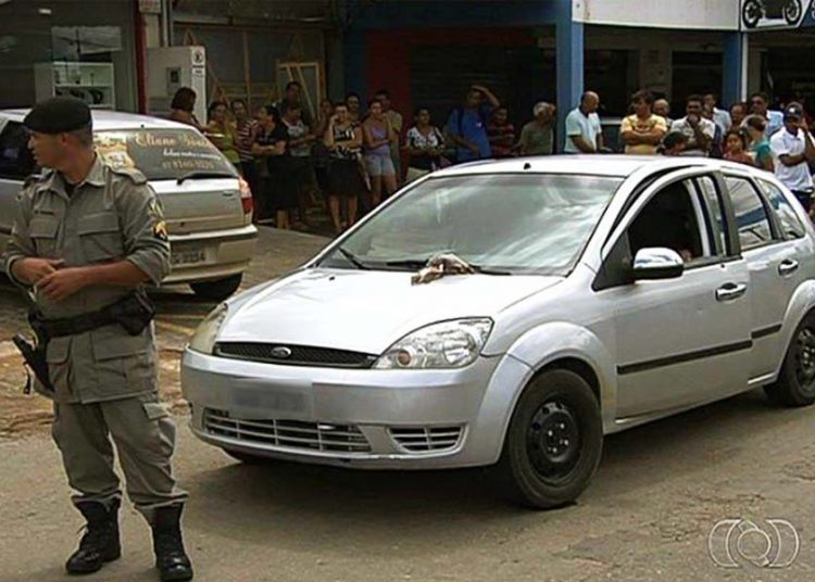 Crime ocorrido em 2013, em Aparecida de Goiânia | Foto: Reprodução / TV Anhanguera