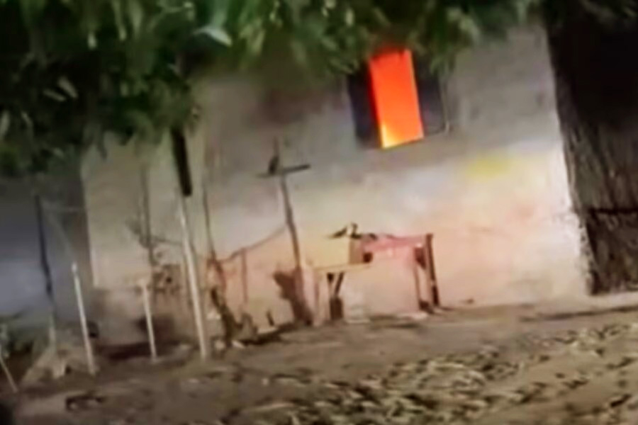 Casa de homem preso suspeito de comer cachorros em Aparecida de Goiânia é incendiada | Foto: Reprodução