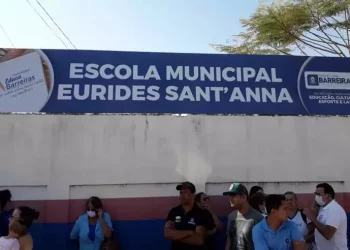 Atentado na Escola Municipal Eurides Sant'Annam, em Barreiras | Foto: Reprodução