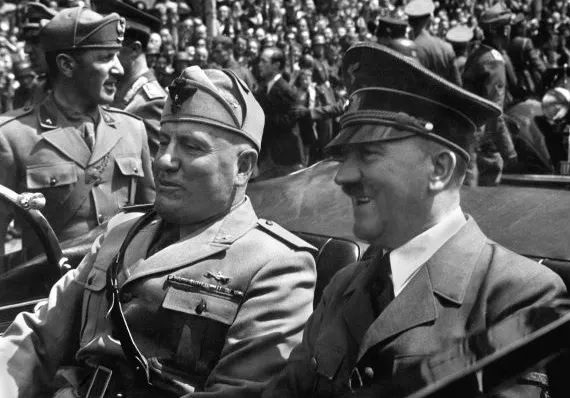 Líderes nazi-fascistas, Adolf Hitler e Benito Mussolini foram equiparados a Bolsonaro pelo ex-presidente Luiz Inácio Lula da Silva | Foto: Reprodução
