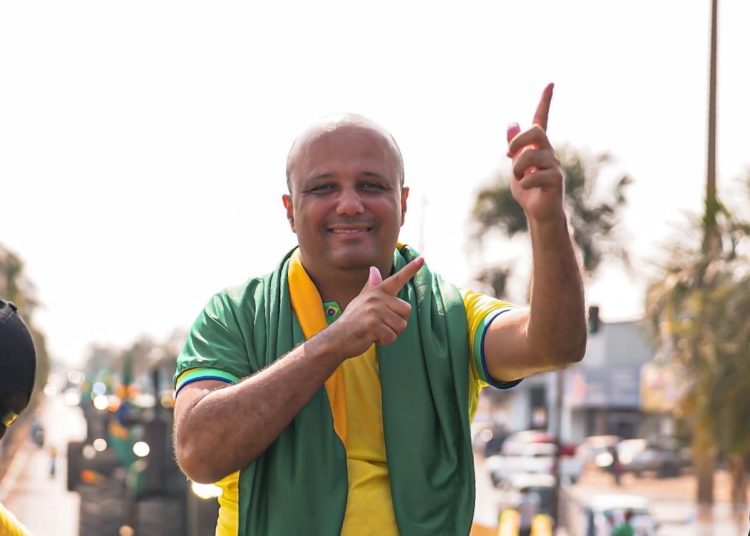 Vitor Hugo espera ter destaque na polarização em Goiás durante a refa final de campanha | Foto: Emanuel Duarte