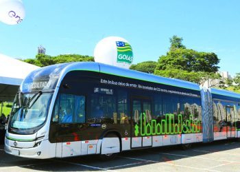 Goiânia terá 110 ônibus elétricos a partir de 2023: modelo é equipado com ar condicionado e wi-fi | Foto: Secom