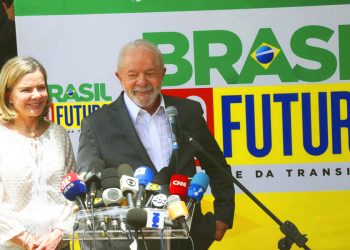 Gleisi Hoffman e Lula | Foto: Antonio Cruz / Agência Brasil