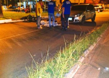 Acidente fatal na Avenida Transbrasiliana, no Parque Amazônia, em Goiânia | Foto: Divulgação