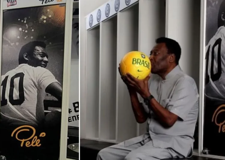 Pelé chegou a ser questionado sobre o que tinha deixado no vestiário | Foto: Arquivo A Tribuna/Instagram Pelé