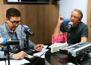 Vilmar Mariano em entrevista à Rádio Paz FM | Foto: Reprodução