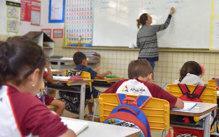 Escola Municipal em Aparecida de Goiânia | Foto: Rodrigo Estrela