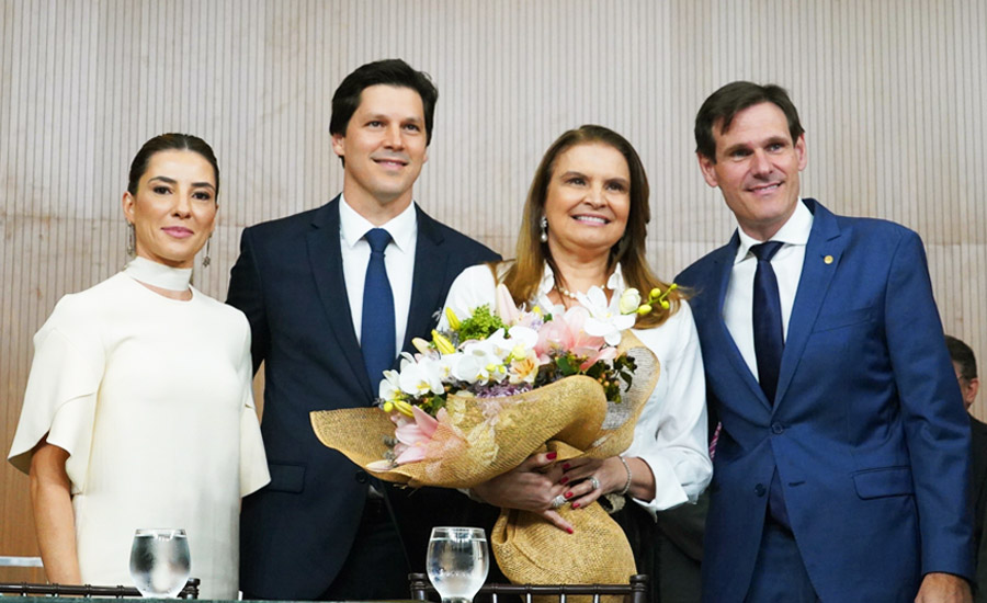 Iara Vilela, Daniel Vilela, Adriana Caiado e Lissauer Vieira | Foto: Carlos Costa