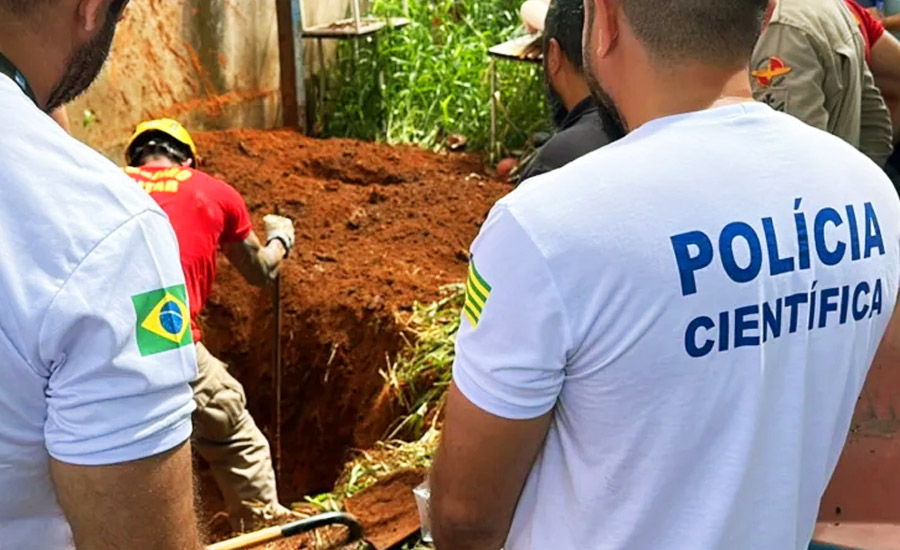 Corpo de Thaís Lara é buscado em Goiânia | Foto: Divulgação / Polícia Científica