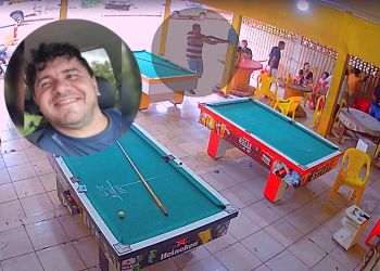 Vítima gostava apenas de assistir jogo de sinuca | Fotos: redes sociais/montagem Folha Z