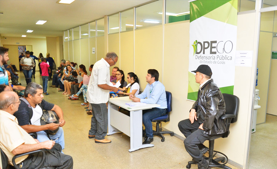 Atendimento da Defensoria Pública em Aparecida de Goiânia | Foto: Divulgação / DPE-GO