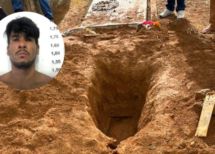 Sepultura foi encontrada escavada em cemitério de Cocalzinho de Goiás | Foto: PC