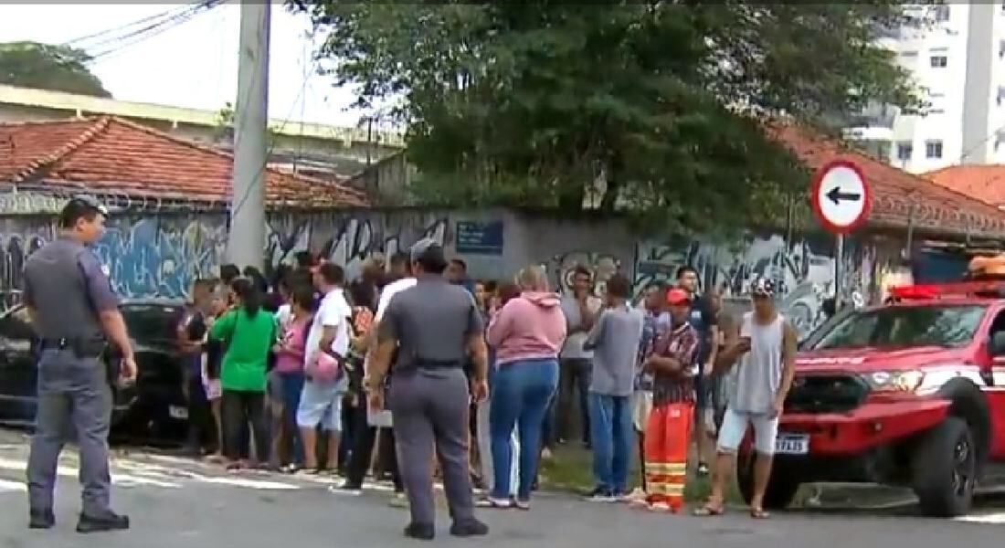 Escola sofre ataque de aluno em São Paulo | Foto: reprodução/Record TV