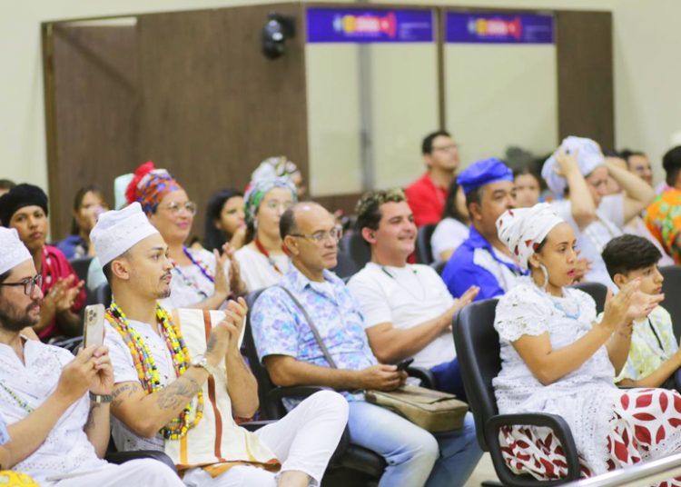 Líderes aparecidenses de Matriz Africana e Nações Candomblé são homenageados em sessão solene | Foto: Marcelo Silva